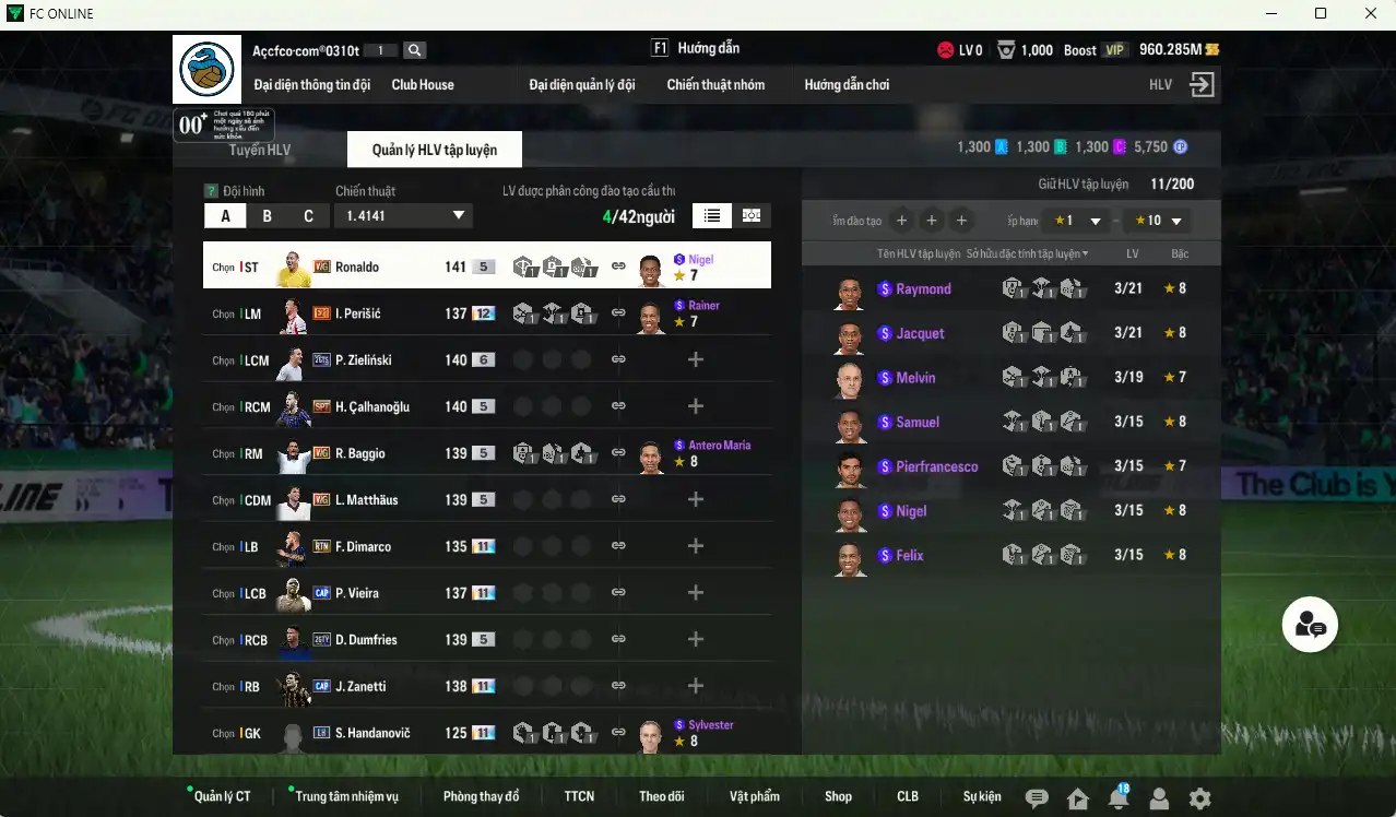 Ảnh Inter Milan 13.619b có Dumfries 26TY, Perisic E21+12, Zielinski 26TS+6, Zanetti CAP+11, Ronaldo WG, Vieira CAP+11, Calhanoglu SPT, Baggio WG, Matthaus WG… Full miniface