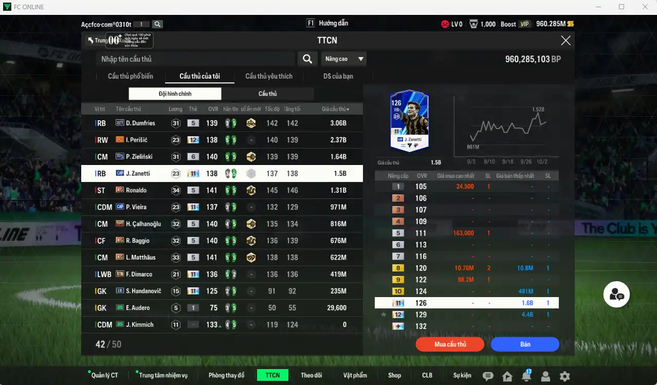 Ảnh Inter Milan 13.619b có Dumfries 26TY, Perisic E21+12, Zielinski 26TS+6, Zanetti CAP+11, Ronaldo WG, Vieira CAP+11, Calhanoglu SPT, Baggio WG, Matthaus WG… Full miniface
