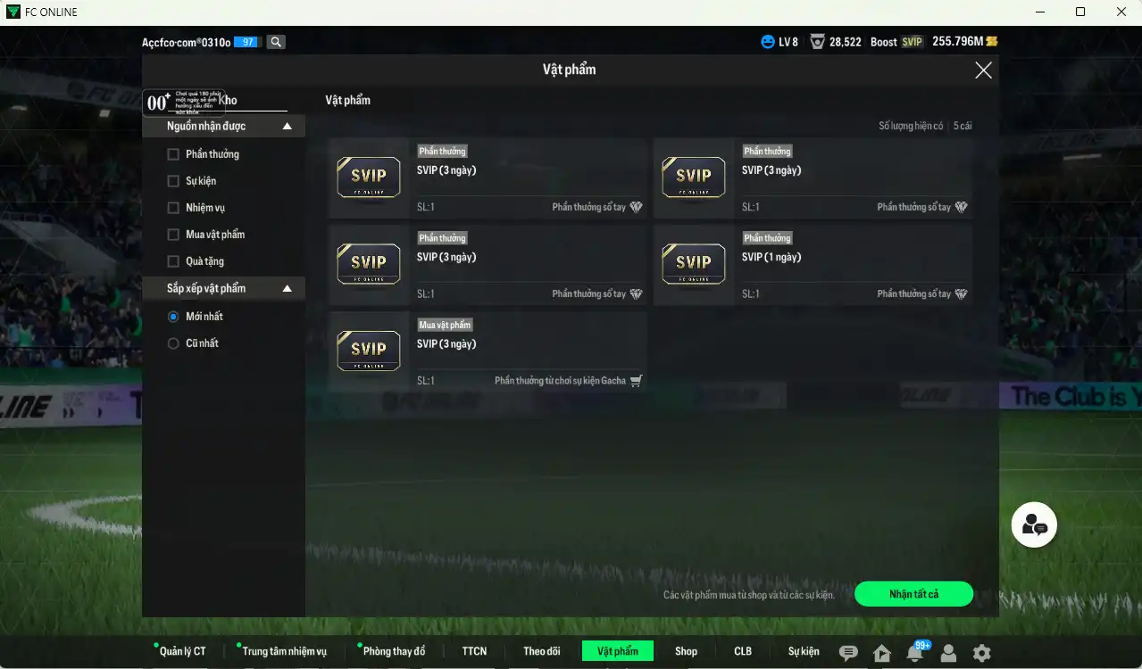 Ảnh Real Madrid 12.462b có Ronaldo WG+6, Vini SPT+6, Figo SPT, Kaká GRU+9, Rudiger CU… Còn thẻ GIẢM THUẾ. HLV Xịn