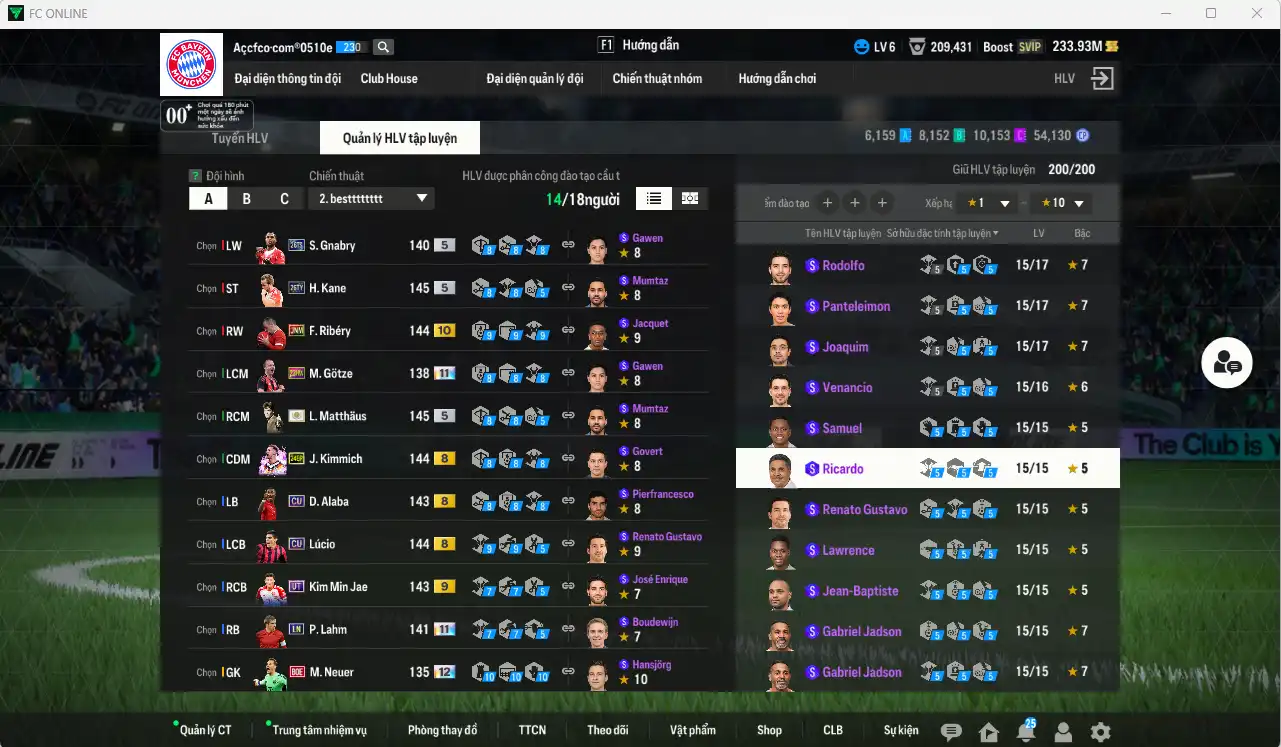Ảnh Bayern Munich 97.891b có Matthaus ITM, Kane 26TY, Lahm LN+11, Neuer BOE+12, Beckenbauer WG, Gnabry 26TS… Full miniface, còn nhiều thẻ GIẢM THUẾ. HLV Siêu Xịn, đã đào tạo full chỉ số ct, còn nhiều CP