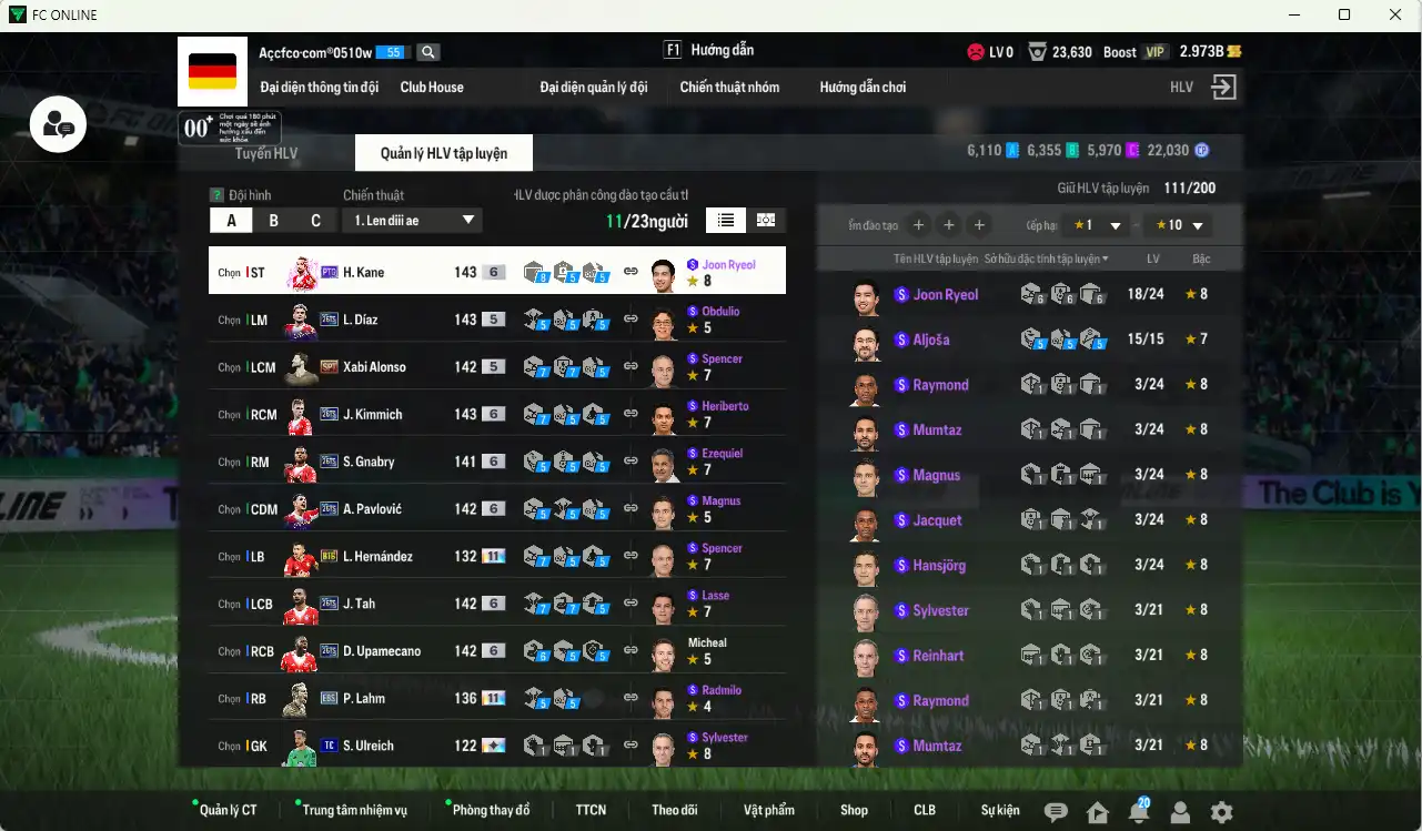 Ảnh Bayern Munich 21.201b dư 2,97b có Kimmich 26TS+6, Díaz 26TS, Upamecano 26TS+6, Lucas Hernandez BTB+11, Gnabry 26TS+6, Tah 26TS+6, Lahm EBS+11, Pavlovic 26TS+6, Kane PTG+6… Full miniface, còn thẻ GIẢM THUẾ. HLV Xịn