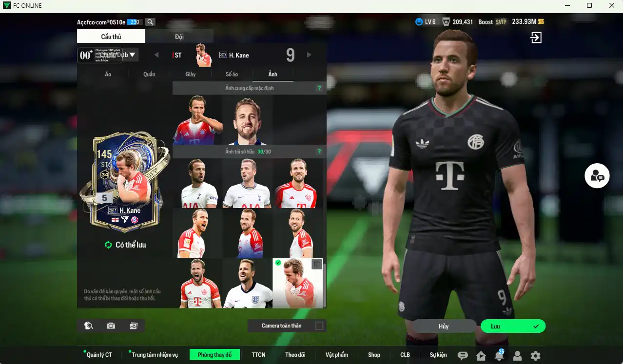 Ảnh Bayern Munich 97.891b có Matthaus ITM, Kane 26TY, Lahm LN+11, Neuer BOE+12, Beckenbauer WG, Gnabry 26TS… Full miniface, còn nhiều thẻ GIẢM THUẾ. HLV Siêu Xịn, đã đào tạo full chỉ số ct, còn nhiều CP