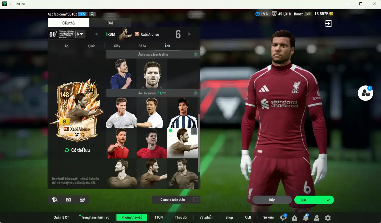 Ảnh Liverpool mid-end 404.650b dư 16b có Barnes ITM+8, Torres ITM+7, Gerrard ITM+7, Rush ITM+7, Dalglish ITM+7, Gravenberch 25TS+8, Szoboszlai 26TS+7, Alonso WG+8, Van Dijk 25UCL+8… Full miniface, còn nhiều thẻ GIẢM THUẾ. HLV Siêu Xịn, đã full đào tạo chiến thuật lẫn chỉ số cầu thủ, dư nhiều CP (VIP KC Tháng 10)