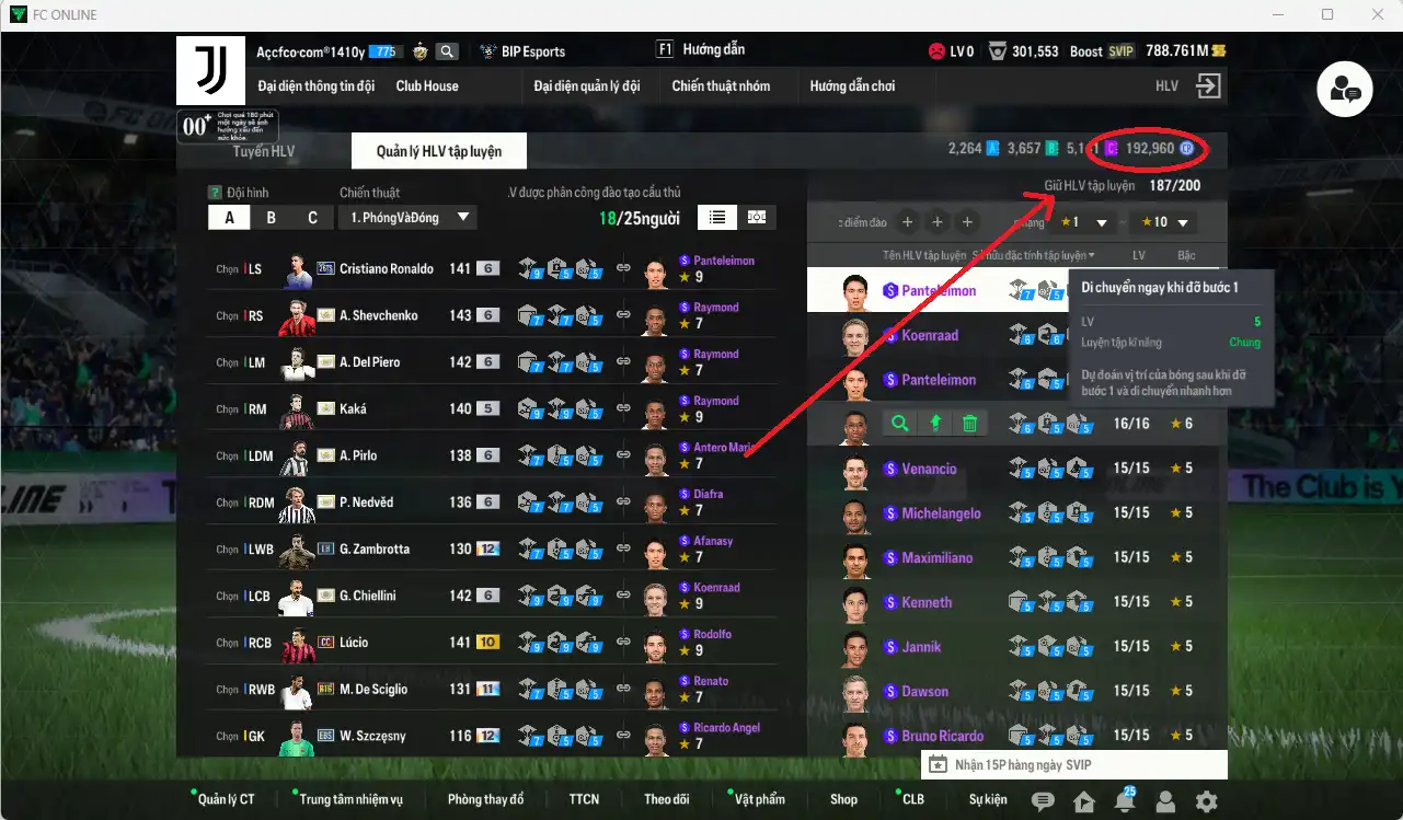 Ảnh Juventus mix AC Milan 182.778b có Sheva ITM+6, Kaká ITM, Nedved ITM+6, Del Piero ITM+6, Pirlo ITM+6, Chiellini ITM+6, Gattuso ITM+6, CR7 26TS+6… Full miniface, còn nhiều thẻ GIẢM THUẾ. HLV Xịn, dư nhiều CP, đã đào tạo full chỉ số nhiều ct
