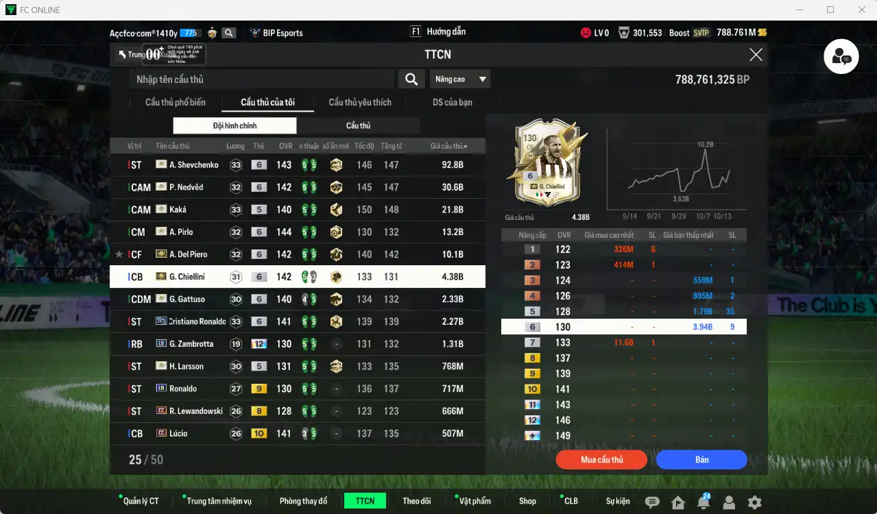 Ảnh Juventus mix AC Milan 182.778b có Sheva ITM+6, Kaká ITM, Nedved ITM+6, Del Piero ITM+6, Pirlo ITM+6, Chiellini ITM+6, Gattuso ITM+6, CR7 26TS+6… Full miniface, còn nhiều thẻ GIẢM THUẾ. HLV Xịn, dư nhiều CP, đã đào tạo full chỉ số nhiều ct