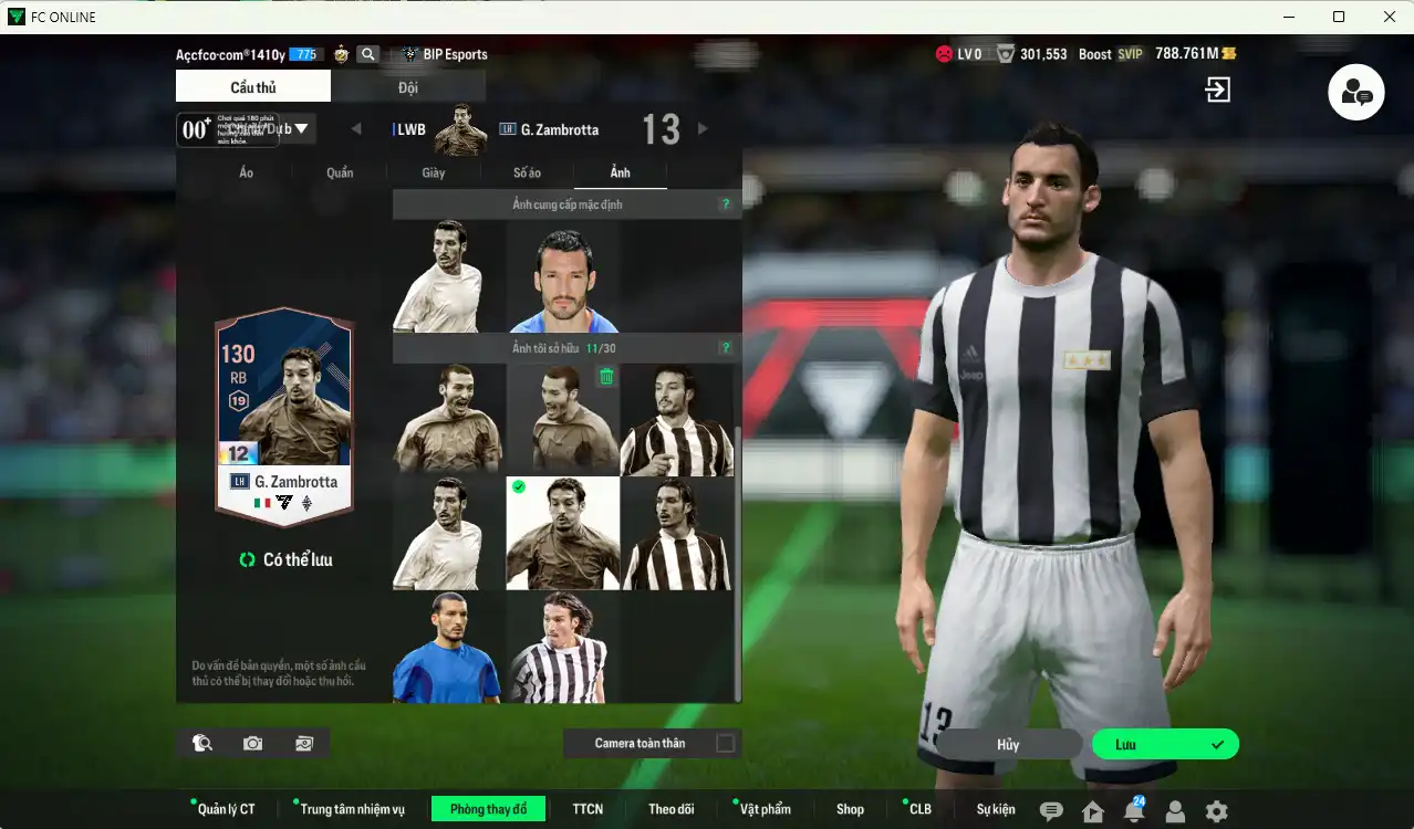 Ảnh Juventus mix AC Milan 182.778b có Sheva ITM+6, Kaká ITM, Nedved ITM+6, Del Piero ITM+6, Pirlo ITM+6, Chiellini ITM+6, Gattuso ITM+6, CR7 26TS+6… Full miniface, còn nhiều thẻ GIẢM THUẾ. HLV Xịn, dư nhiều CP, đã đào tạo full chỉ số nhiều ct