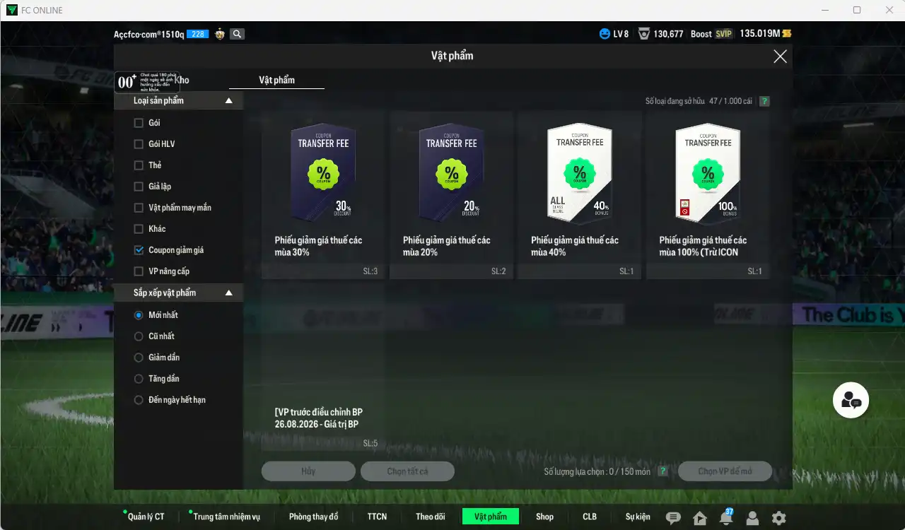 Ảnh Inter Milan 98.377b có Vieira ITM, Dumfries 26TY+6, Pirlo ITM, Figo UC, Ronaldo WG+6, Cancelo LOL+11, Matthaus CAP+11, Eto SPT, Perisic SPL+11, Calhanoglu SPT+6, Eto SPT, Baggio WG+6… Còn thẻ GIẢM THUẾ. HLV Xịn, gần full đào tạo chiến thuật