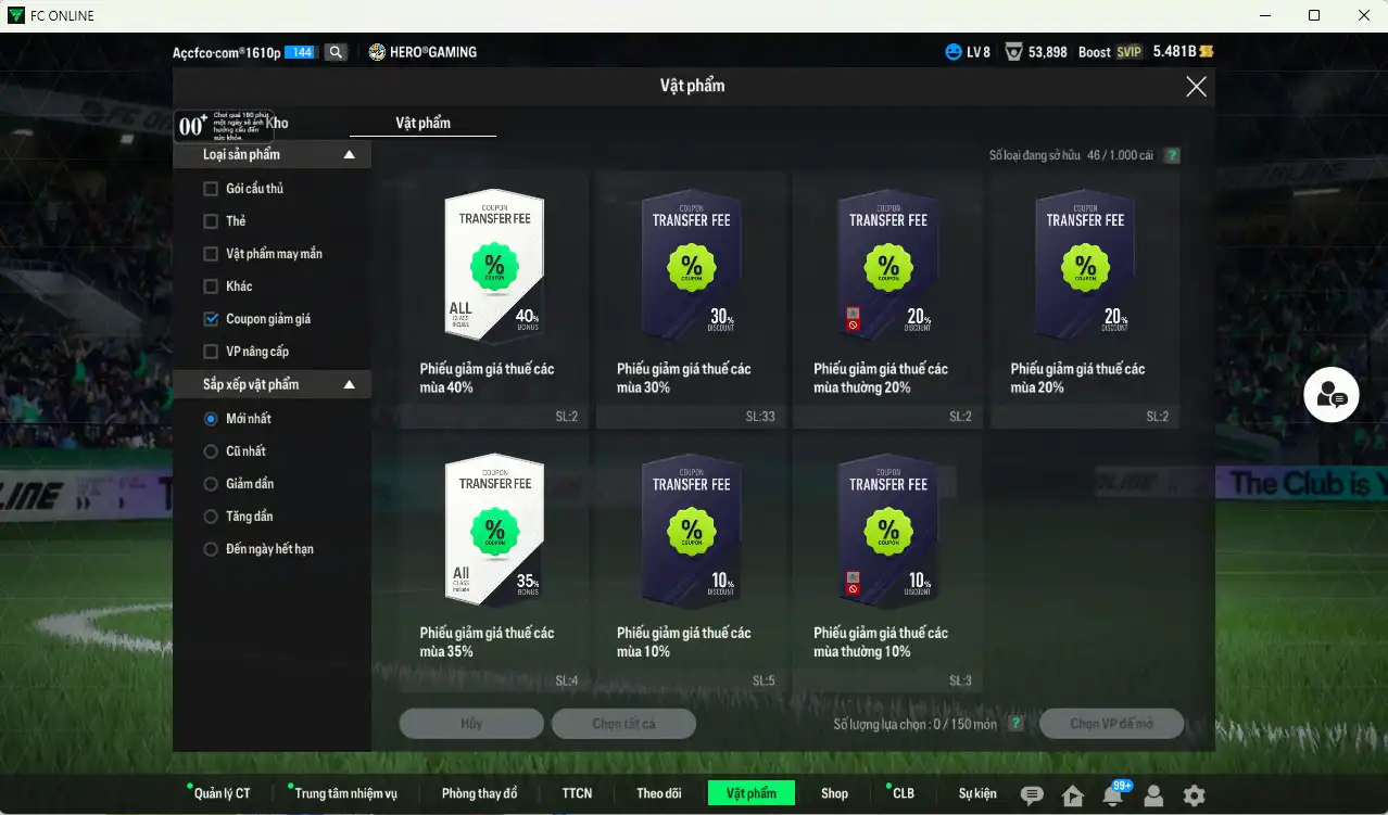 Ảnh Team Anh 267.682b dư 5,4b có Beckham ITM+6, Rooney ITM+6, Charlton ITM+6, Gerrard ITM+6, Ferdinand ITM+6, O’Reilly 26TS+7, Rice 26TS+6 vs nhiều cầu thủ fix BP, còn thẻ GIẢM THUẾ. HLV Xịn, gần full đào tạo chiến thuật vs chỉ số ct