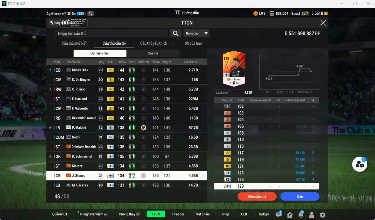 Ảnh [ACC Hiếm] Full mùa TOTY+8 vs TOTS+8 428.725b có Mbappé 24TY, H. Son 25TY, Messi 26TY, K. De Bruyne 24TY, Pulisic 25TS, Valverde 24TS, Haaland 23TY, Dias 23TY, Van de Ven 26TY… Full miniface, còn nhiều thẻ GIẢM THUẾ. HLV Siêu Xịn, đã full đào tạo chiến thuật lẫn chỉ số cầu thủ, còn rất nhiều CP và TC