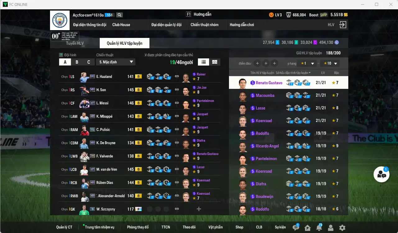 Ảnh [ACC Hiếm] Full mùa TOTY+8 vs TOTS+8 428.725b có Mbappé 24TY, H. Son 25TY, Messi 26TY, K. De Bruyne 24TY, Pulisic 25TS, Valverde 24TS, Haaland 23TY, Dias 23TY, Van de Ven 26TY… Full miniface, còn nhiều thẻ GIẢM THUẾ. HLV Siêu Xịn, đã full đào tạo chiến thuật lẫn chỉ số cầu thủ, còn rất nhiều CP và TC