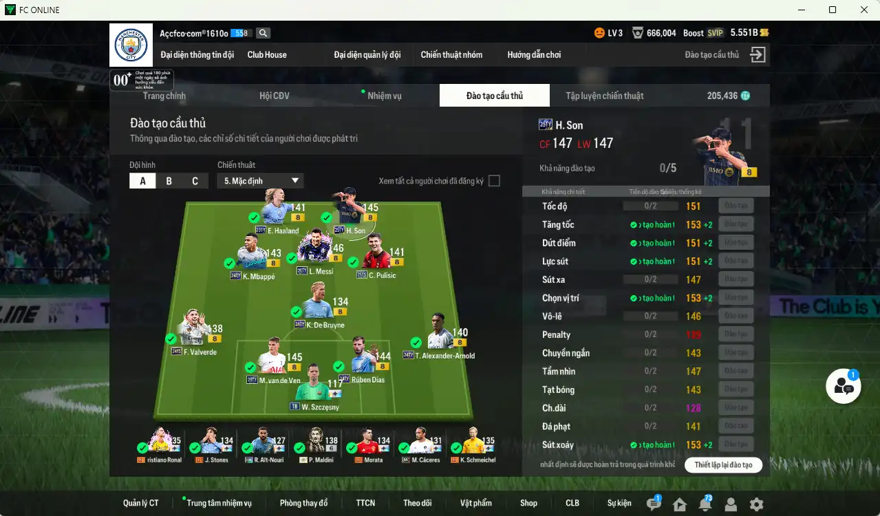 Ảnh [ACC Hiếm] Full mùa TOTY+8 vs TOTS+8 428.725b có Mbappé 24TY, H. Son 25TY, Messi 26TY, K. De Bruyne 24TY, Pulisic 25TS, Valverde 24TS, Haaland 23TY, Dias 23TY, Van de Ven 26TY… Full miniface, còn nhiều thẻ GIẢM THUẾ. HLV Siêu Xịn, đã full đào tạo chiến thuật lẫn chỉ số cầu thủ, còn rất nhiều CP và TC