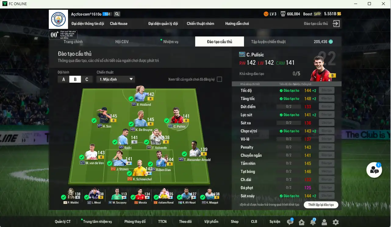 Ảnh [ACC Hiếm] Full mùa TOTY+8 vs TOTS+8 428.725b có Mbappé 24TY, H. Son 25TY, Messi 26TY, K. De Bruyne 24TY, Pulisic 25TS, Valverde 24TS, Haaland 23TY, Dias 23TY, Van de Ven 26TY… Full miniface, còn nhiều thẻ GIẢM THUẾ. HLV Siêu Xịn, đã full đào tạo chiến thuật lẫn chỉ số cầu thủ, còn rất nhiều CP và TC